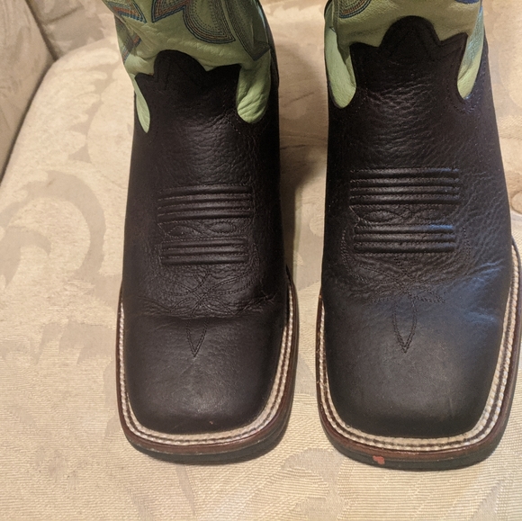 Tony Lama Mens 3R 16" Auburn Baron Calf Top Boots - Picture 3 of 6